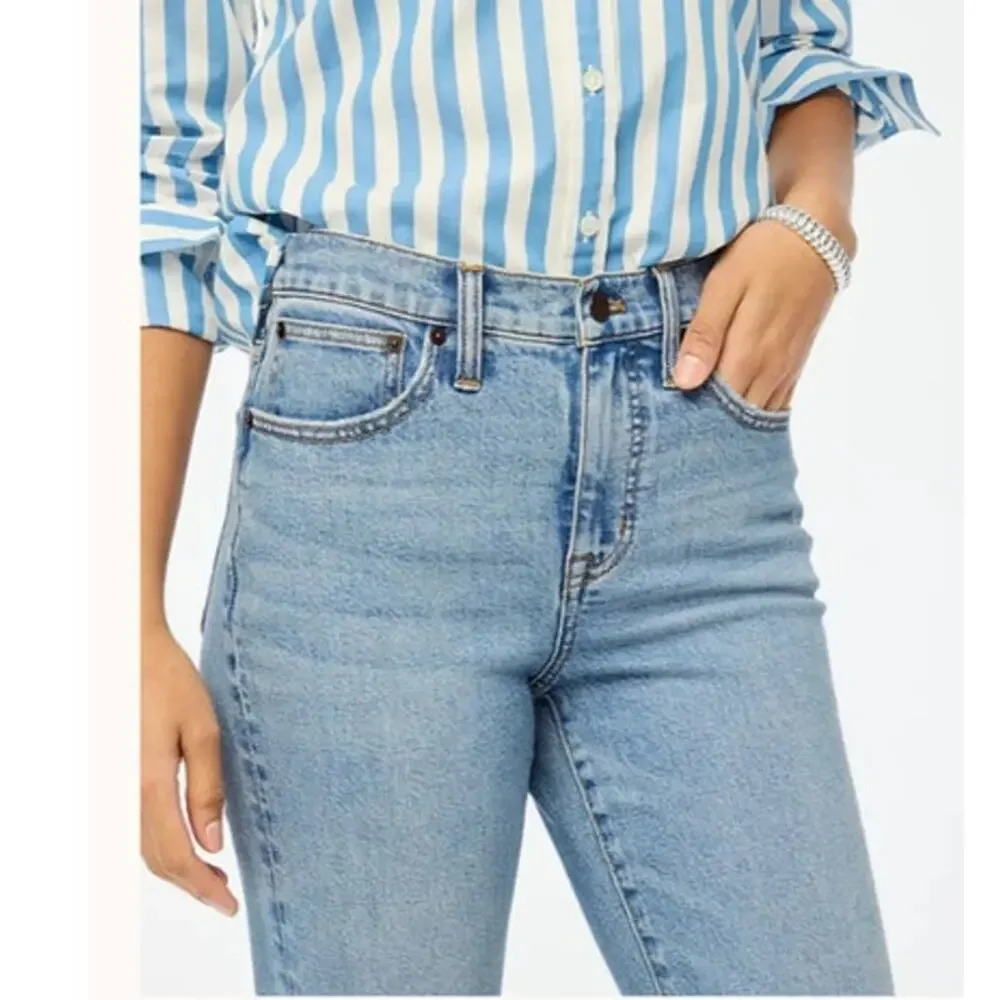 J. Crew Essential Straight Jean in‎ All-Day Stretch Marin Wash Size 25